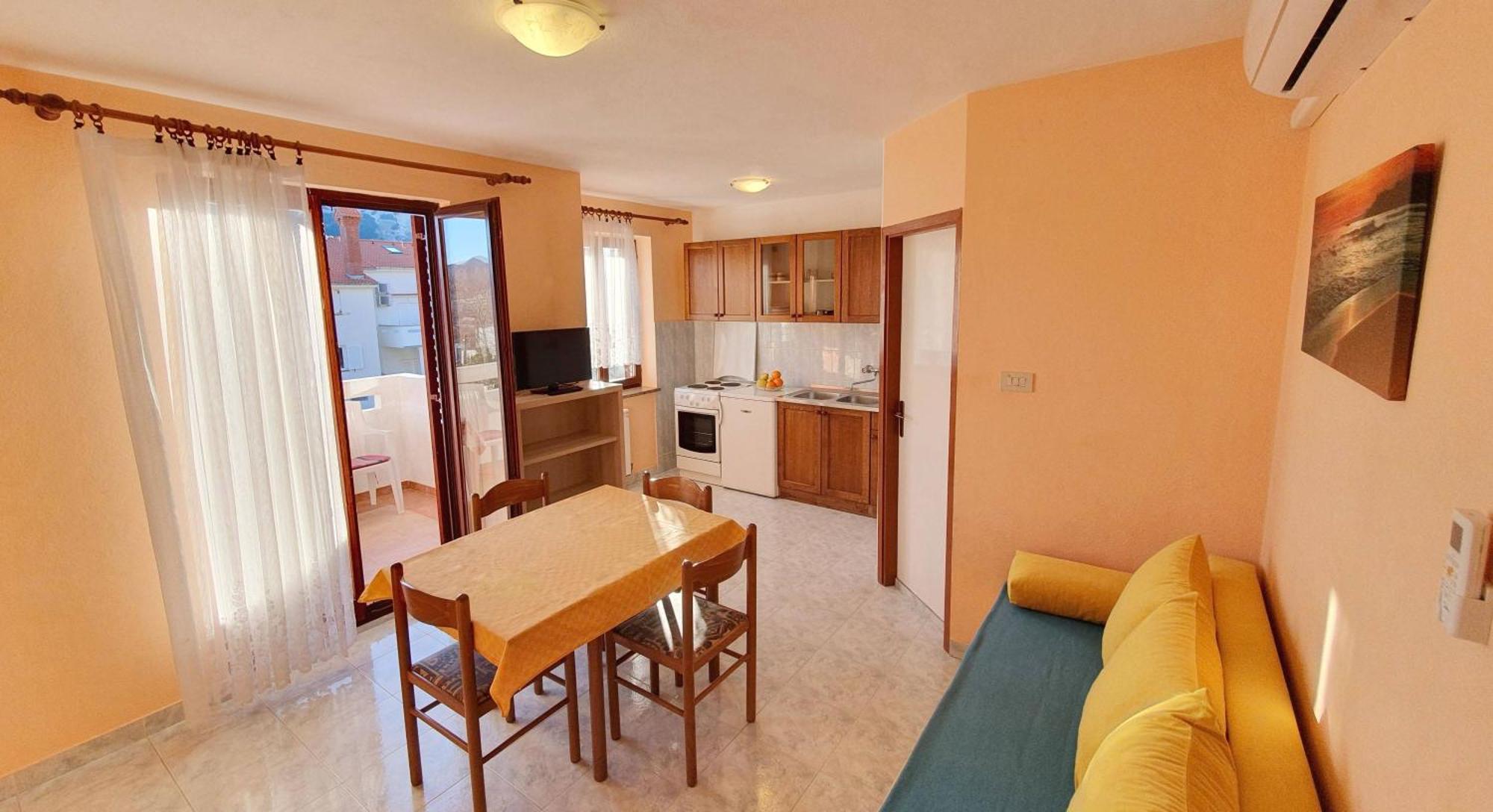 Mirjana F Apartaments Baška Dış mekan fotoğraf